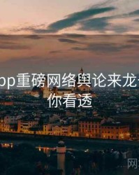 黑料网app重磅网络舆论来龙去脉，带你看透