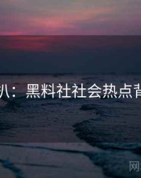 独家深扒：黑料社社会热点背后原因