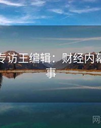 黑料社专访王编辑：财经内幕幕后故事