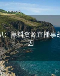 独家深扒：黑料资源直播事故背后原因